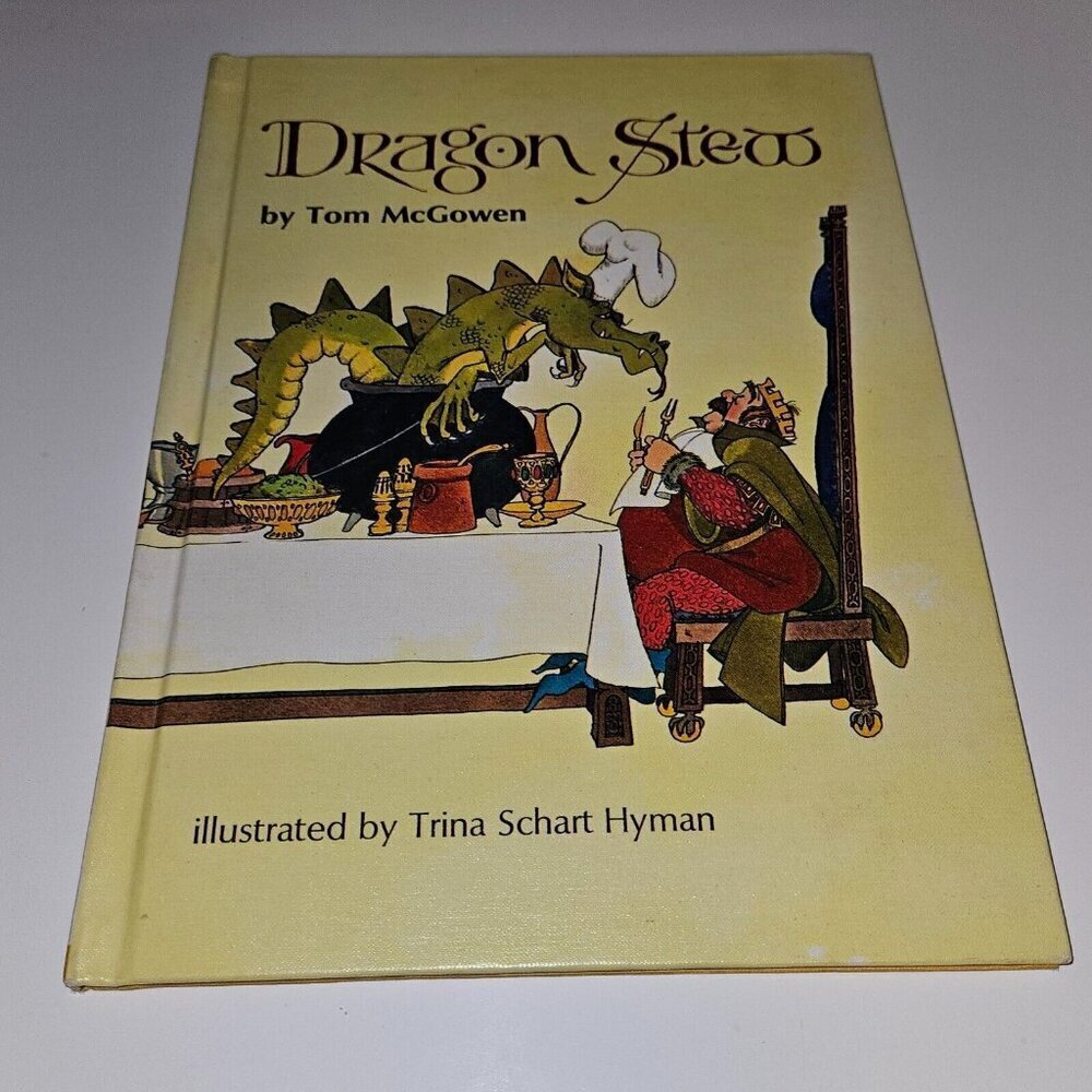 VTG Dragon Stew Tom McGowen Hardcover Book Scott Foresman Reading System Level 4